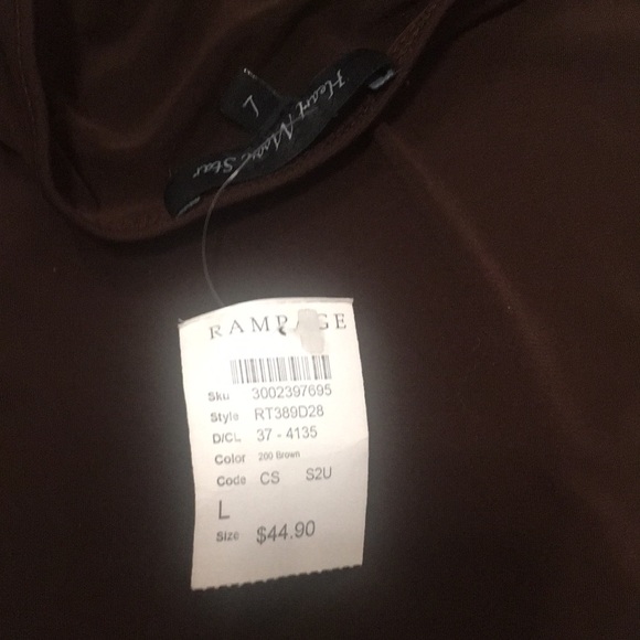 NWT! RAMPAGE HEART MOON STAR Crochet Halter Top - Picture 7 of 7